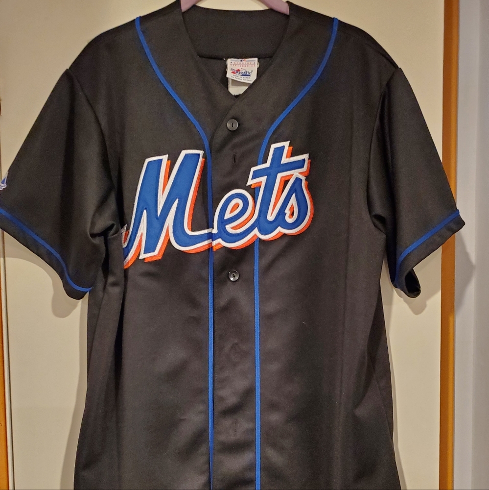 Vintage black NYM jersey-no name